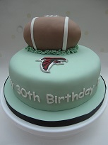 atlanta falcons birthday cake